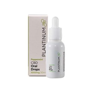 Plantinum CBD 1000mg CBD Peppermint Oral Drops - 30ml