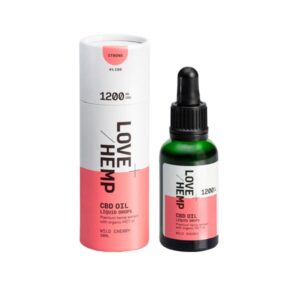 Love Hemp 1200mg Wild Cherry 4% CBD Oil Drops - 30ml