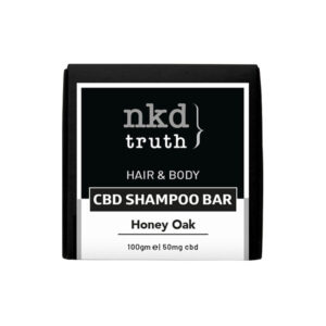 NKD 50mg CBD Speciality Body & Hair Shampoo Bar 100g - Honey Oak (BUY 1 GET 1 FREE)a