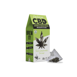 Equilibrium CBD 48mg Full Spectrum Japanese Sencha Tea Bags Box of 12  (BUY 1 GET 1 FREE)