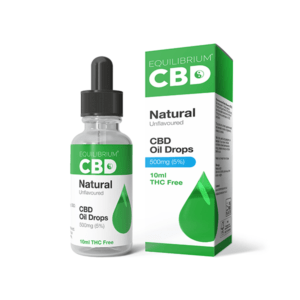 500mg Equilibrium CBD Oil 10ml - Natural Flavour (BUY 1 GET 1 FREE)