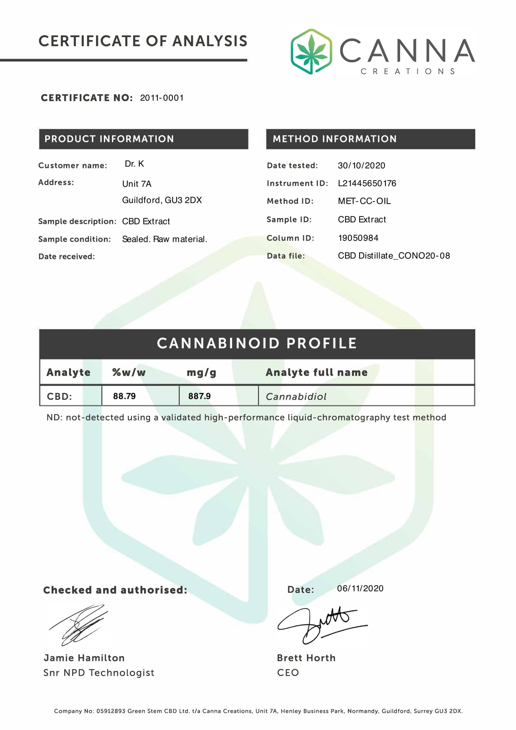 Dr K CBD Peppermint Golden Standard 500mg CBD Oil - 30ml - Image 2