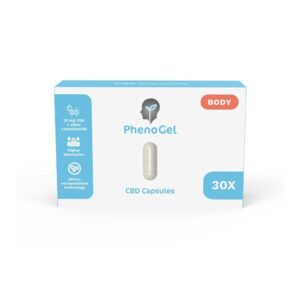 PhenoGel By PhenoLife Body 600mg CBD Capsules - 30 Caps