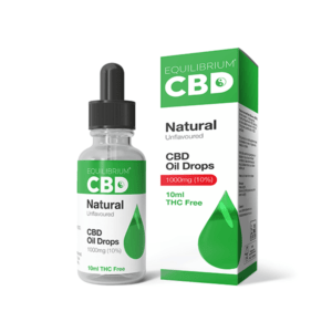 1000mg Equilibrium CBD Oil 10ml - Natural Flavour (BUY 1 GET 1 FREE)