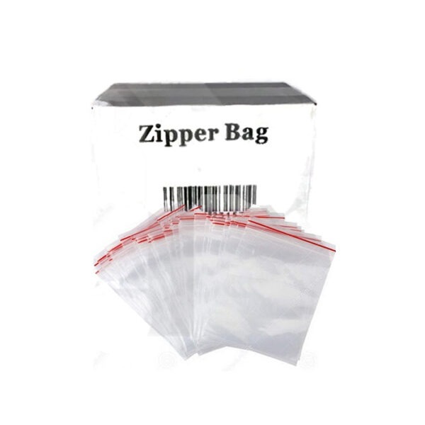 Zipper Branded 45mm x 50mm Clear Bags - Image 2