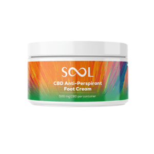 SOOL 500mg CBD Antiperspirant Foot Cream 100ml