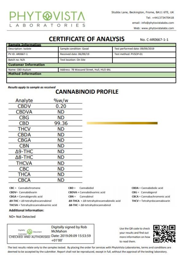CBD Asylum 1000mg CBD Pro Oil 20ml (BUY 1 GET 2 FREE) - Image 2