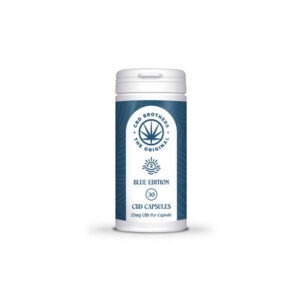 CBD Brothers Blue Edition 750mg CBD-CBDA Vegan Capsules - 30 Caps