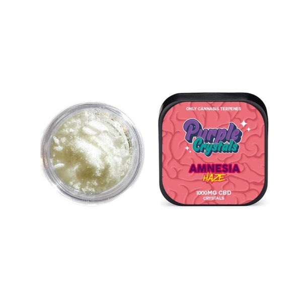 Purple Crystals by Purple Dank 1000mg CBD Crystals - Amnesia Haze (BUY 1 GET 1 FREE) - Image 3