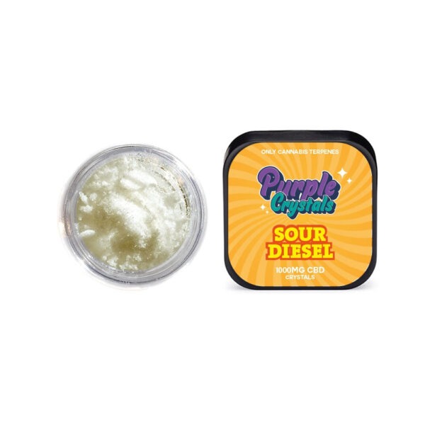Purple Crystals by Purple Dank 1000mg CBD Crystals - Sour Diesel (BUY 1 GET 1 FREE) - Image 3