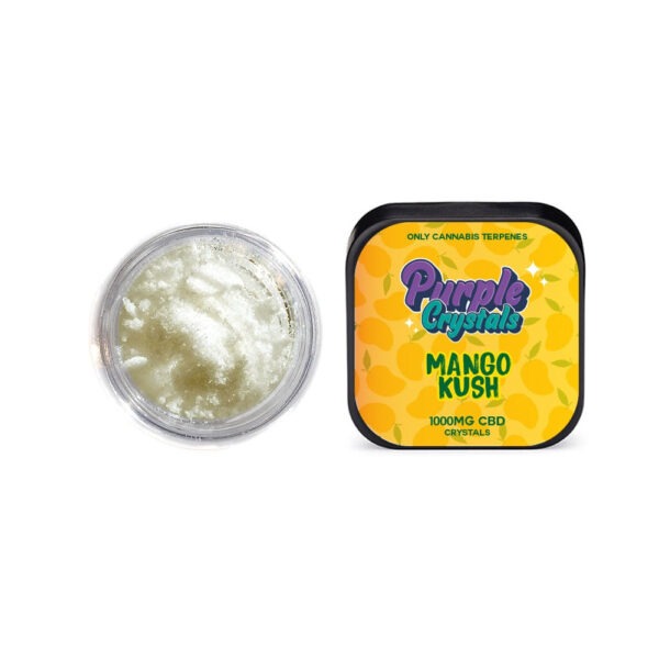 Purple Crystals by Purple Dank 1000mg CBD Crystals - Mango Kush (BUY 1 GET 1 FREE) - Image 3