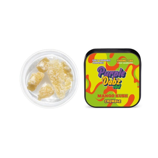 Purple Dabz by Purple Dank 1000mg CBD Crumble - Mango Kush (BUY 1 GET 1 FREE) - Image 3