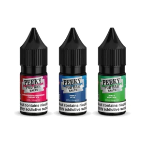 20mg Peeky Blenders Pod Bar 10ml Bar Salts (50VG/50PG)