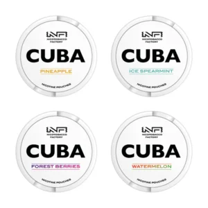 16mg CUBA White Nicotine Pouches - 25 Pouches