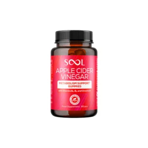 SOOL 500mg Apple Cider Vinegar Gummies - 60 Pieces