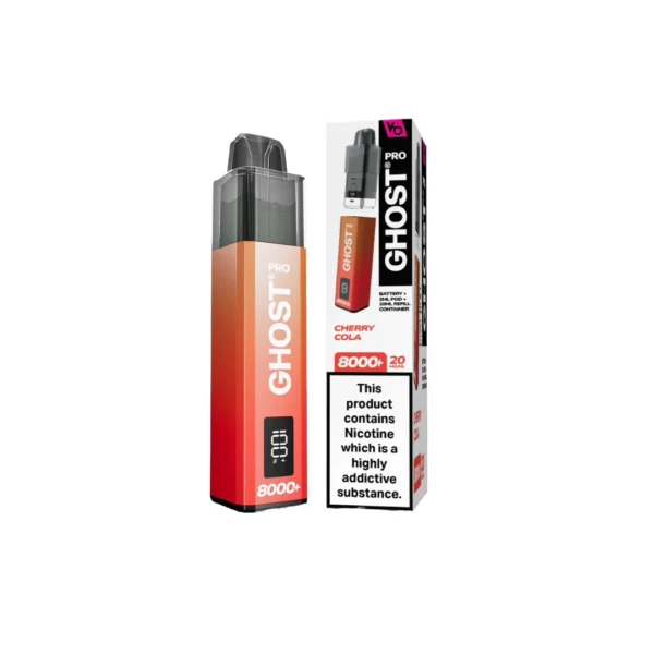 20mg Ghost Pro 8000+ By Vapes Bars Prefilled Pod Vape Kit - Image 10