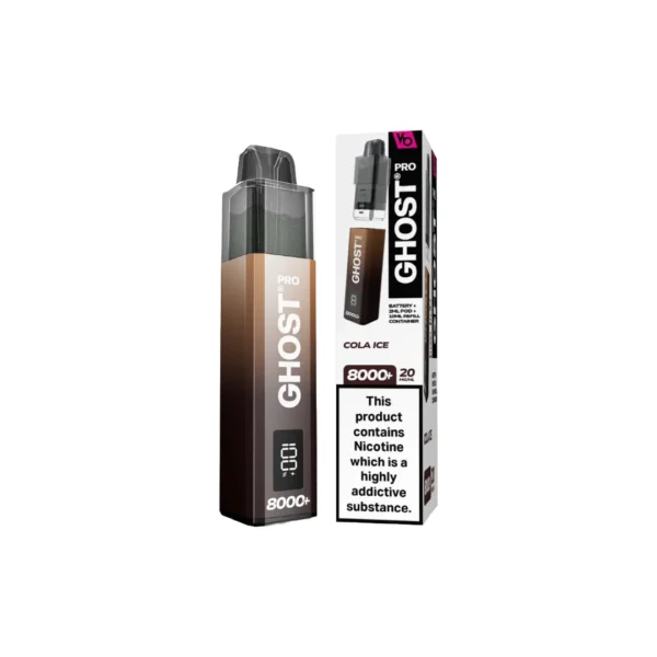 20mg Ghost Pro 8000+ By Vapes Bars Prefilled Pod Vape Kit - Image 12