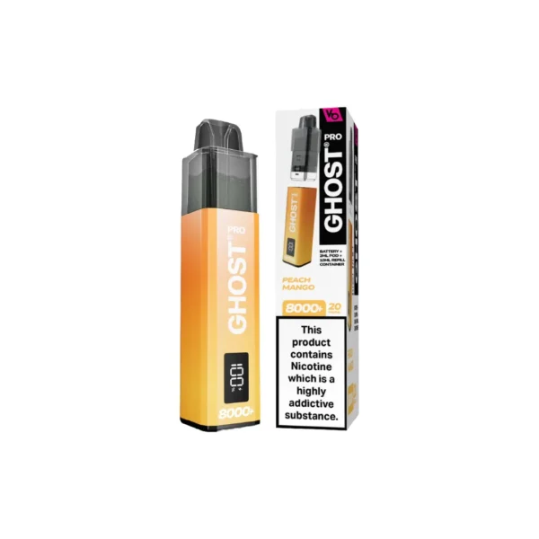 20mg Ghost Pro 8000+ By Vapes Bars Prefilled Pod Vape Kit - Image 19