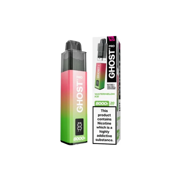 20mg Ghost Pro 8000+ By Vapes Bars Prefilled Pod Vape Kit - Image 30