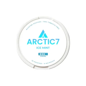 9mg Arctic7 Ice Mint Slim Nicotine Pouches - 20 Pouches
