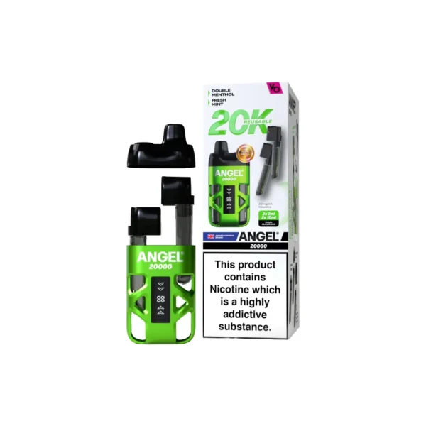 20mg Angel 20000 by Vapes Bars Duel Prefilled Pod Vape Kit 20000 Puffs - Image 7