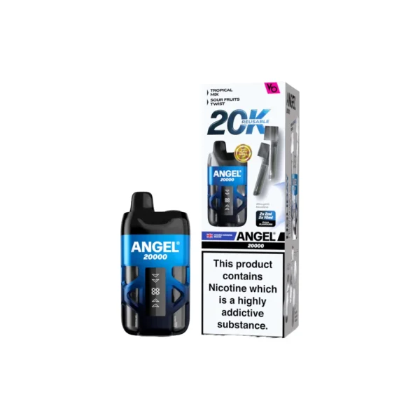 20mg Angel 20000 by Vapes Bars Duel Prefilled Pod Vape Kit 20000 Puffs - Image 16