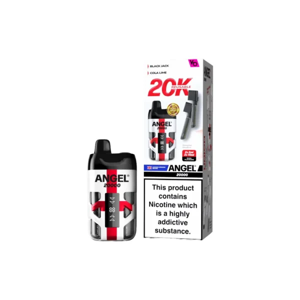 20mg Angel 20000 by Vapes Bars Duel Prefilled Pod Vape Kit 20000 Puffs - Image 20