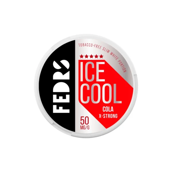 50mg FEDRS Ice Cool X-Strong Nicotine Pouch - 20 Pouches - Image 10