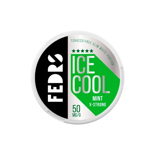 50mg FEDRS Ice Cool X-Strong Nicotine Pouch - 20 Pouches - Image 13