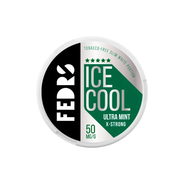 50mg FEDRS Ice Cool X-Strong Nicotine Pouch - 20 Pouches - Image 8