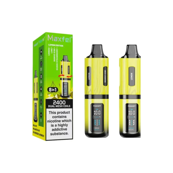 20mg Maxfel Legend Fanady 8 in 1 2400 Puffs Prefilled Pod Vape Kit - Image 7