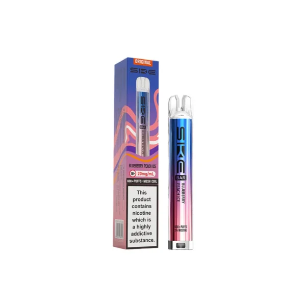 20mg SKE Bar 600 Rechargeable Prefilled Pod Vape Kit - Image 9
