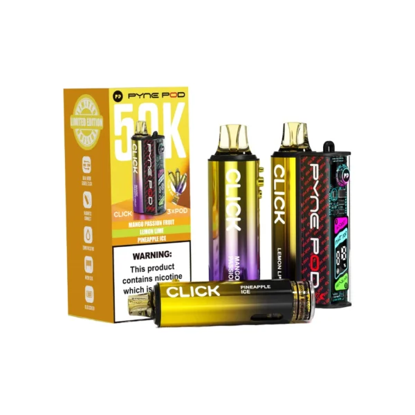 20mg Pyne Pod Click 50K Prefilled Pod Vape Kit - Image 16