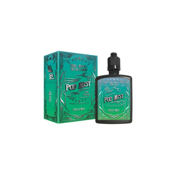 0mg Pod Mist Midfill 40ml Shortfill (50VG/50PG) - Image 18