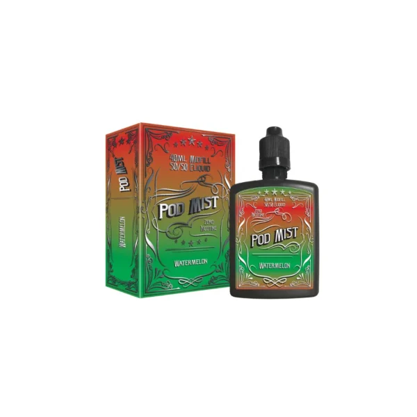 0mg Pod Mist Midfill 40ml Shortfill (50VG/50PG) - Image 12
