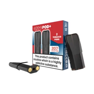 20mg Ezee POD+ Tobacco Replacement Prefilled Pod 2ml 1200 Puffs - 2 Pcs
