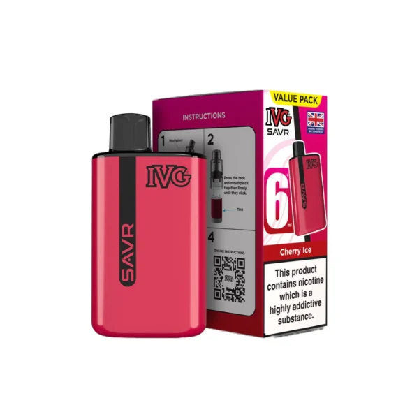 20mg I VG SAVR Prefilled Pod Vape Kit 3000 Puffs - Image 10