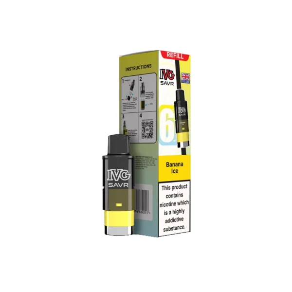 20mg I VG SAVR Refill Pod Pack 3000 Puffs - Image 2
