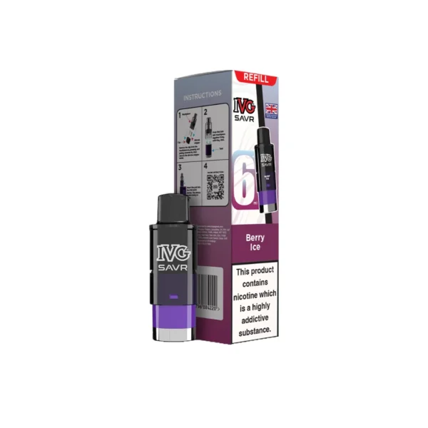 20mg I VG SAVR Refill Pod Pack 3000 Puffs - Image 46