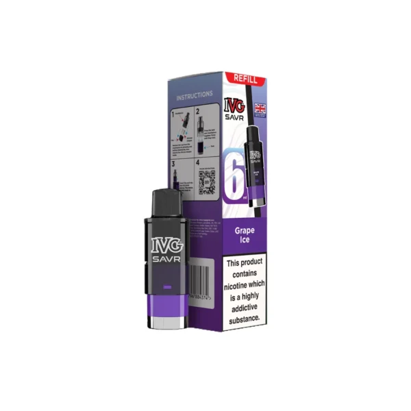 20mg I VG SAVR Refill Pod Pack 3000 Puffs - Image 44