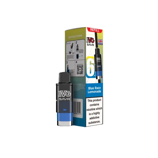 20mg I VG SAVR Refill Pod Pack 3000 Puffs - Image 34