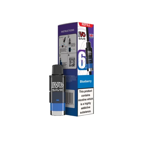 20mg I VG SAVR Refill Pod Pack 3000 Puffs - Image 45
