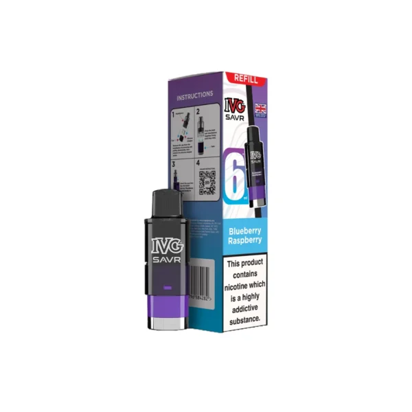 20mg I VG SAVR Refill Pod Pack 3000 Puffs - Image 32