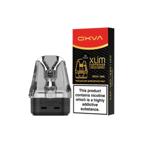 OXVA Xlim SS Replacement Pods (0.6Ohm, 0.8Ohm, 1.2Ohm) - Image 2