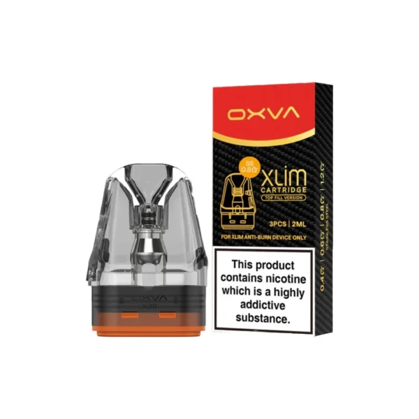 OXVA Xlim SS Replacement Pods (0.6Ohm, 0.8Ohm, 1.2Ohm) - Image 3
