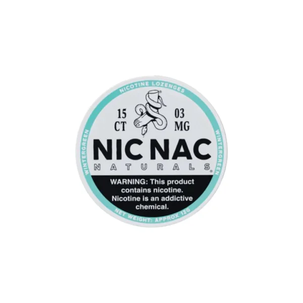 3mg Nic Nac Naturals Nicotine - 15 Lozenge Tablets (Buy 2 Get 1 Free) - Image 3