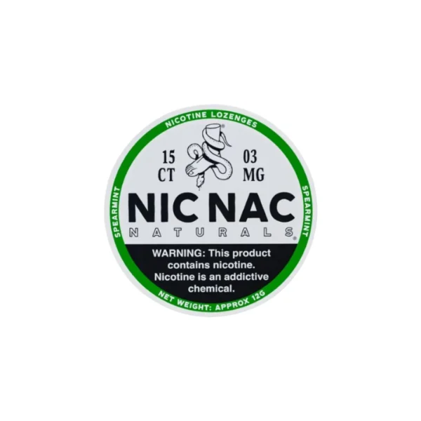 3mg Nic Nac Naturals Nicotine - 15 Lozenge Tablets (Buy 2 Get 1 Free) - Image 4