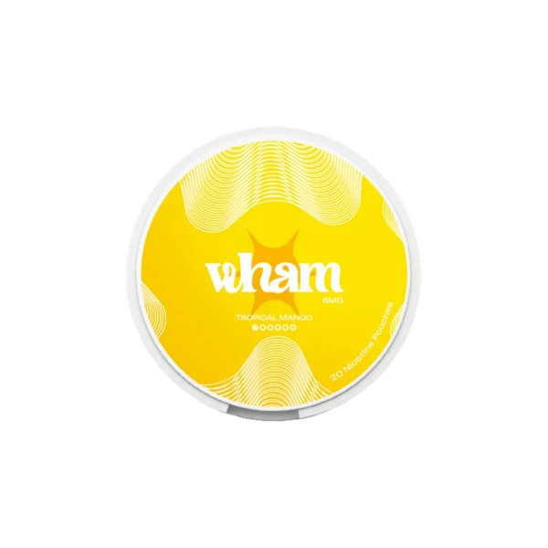 6mg Wham Regular Nicotine Pouch - 20 Pouches - Image 14