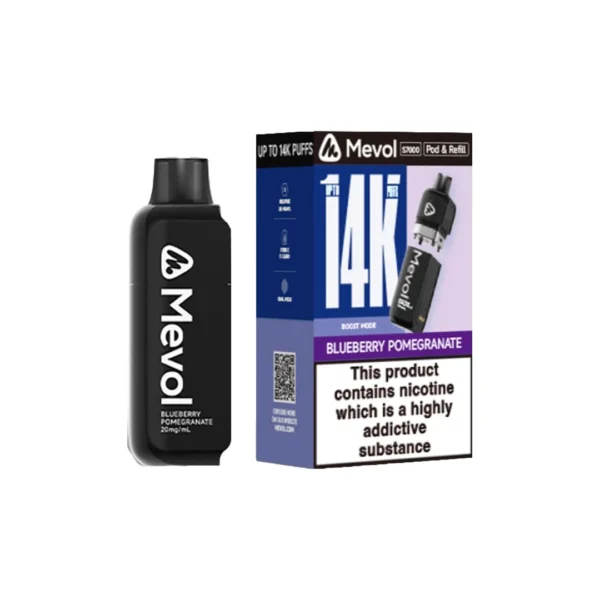 20mg Mevol S7000 Prefilled Pod & Refill 14k puffs - Image 2