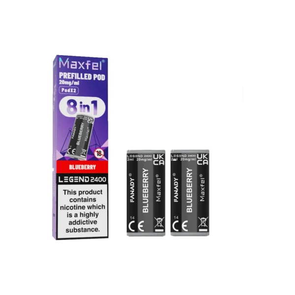 20mg Maxfel Legend Fanady Prefilled Pods 2400 Puffs - Image 14